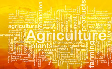 Agriculture word cloud clipart