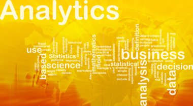 Analytics background concept clipart