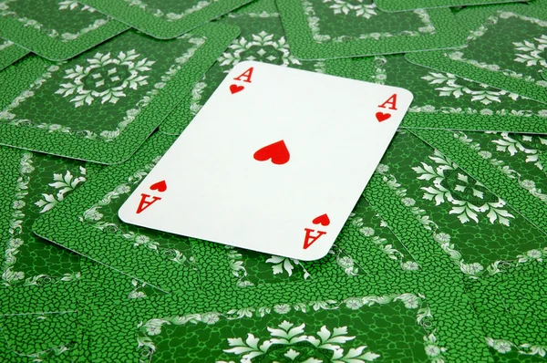 Ace of Hearts — Stock Photo, Image