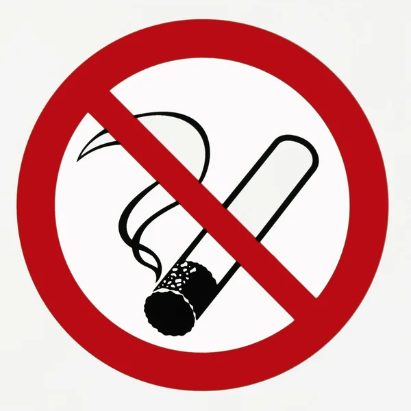 Заборона на куріння — стокове фото