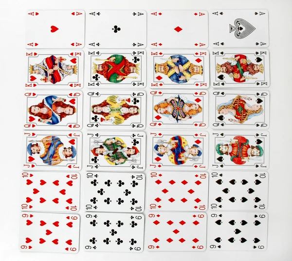 Spielkarten Stockbild