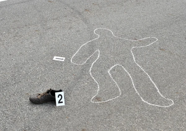 Asesinato en la calle — Foto de Stock