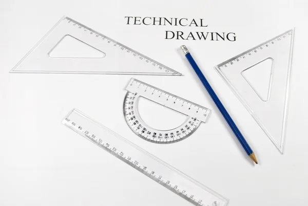 Technische Zeichnung — Stockfoto