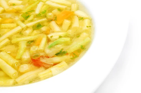 Grüne Bohnen Suppe — Stockfoto