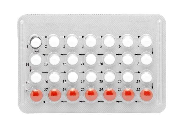 Pillole anticoncezionali — Foto Stock