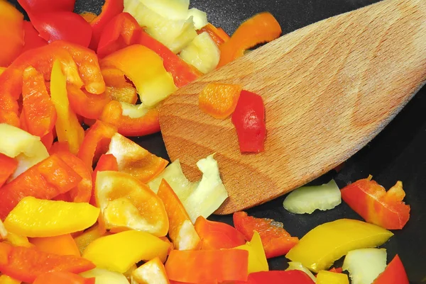 Cozinhar pimentas — Fotografia de Stock