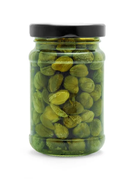 Capers jar — Stock Photo, Image