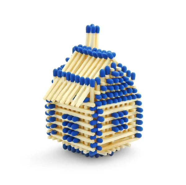 Matchsticks house — Stock Image Matchsticks house Stock Picture