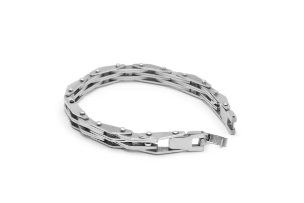 Silver bracelet — Stock Photo, Image