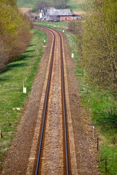 鉄道線路 — ストック写真