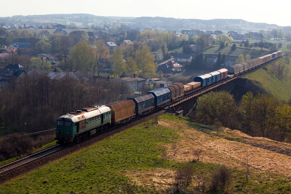 Comboio de carga — Fotografia de Stock
