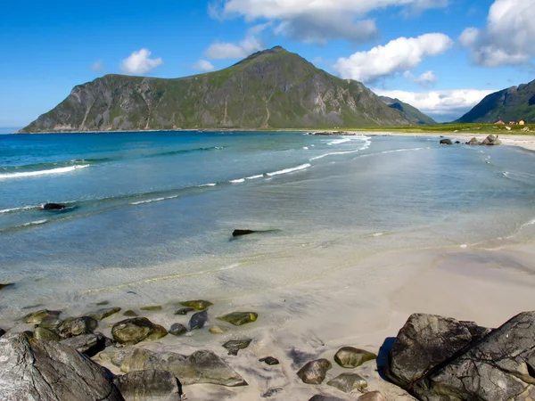 Norge beach — Stockfoto