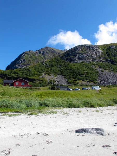 Пляж Норвегії — стокове фото