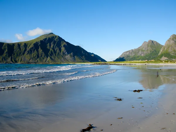 Norsko beach — Stock fotografie