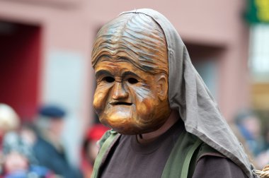 Freiburg, Almanya tarihi karnaval maskesi törende