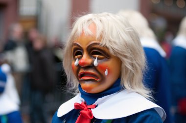 Freiburg, Almanya tarihi karnaval maskesi törende