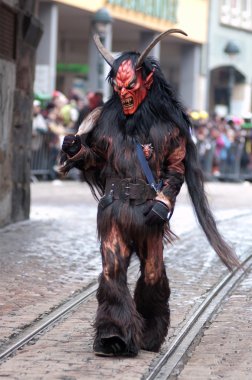 Freiburg, Almanya tarihi karnaval maskesi törende