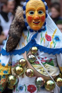 Freiburg, Almanya tarihi karnaval maskesi törende