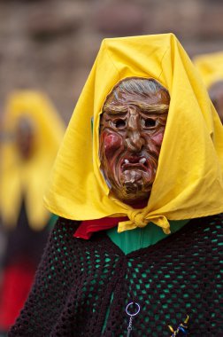 Freiburg, Almanya tarihi karnaval maskesi törende