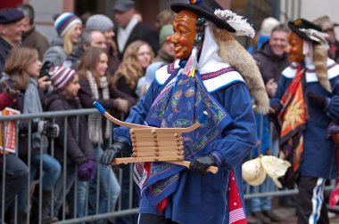 Freiburg, Almanya tarihi karnaval maskesi törende