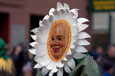 Freiburg, Almanya tarihi karnaval maskesi törende