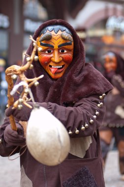 Freiburg, Almanya tarihi karnaval maskesi törende