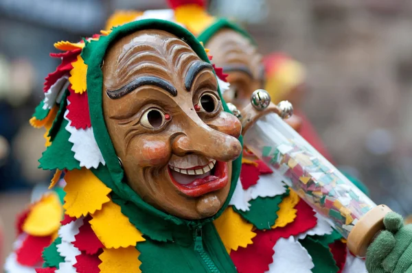 フライブルク、ドイツの歴史的なカーニバルでマスク パレード — ストック写真