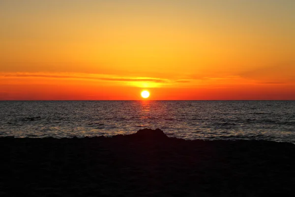Schöner Sonnenuntergang Hintergrund — Stockfoto