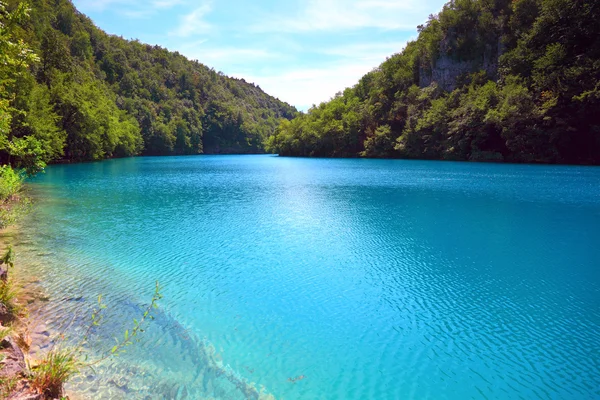 Национальный парк Плитвицкие озера (Хорватия)) — стоковое фото