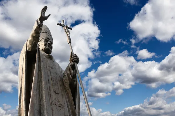 Estatua del Papa Juan Pablo II — Foto de Stock