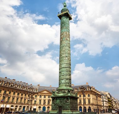 Column in Place Vendome, Paris clipart