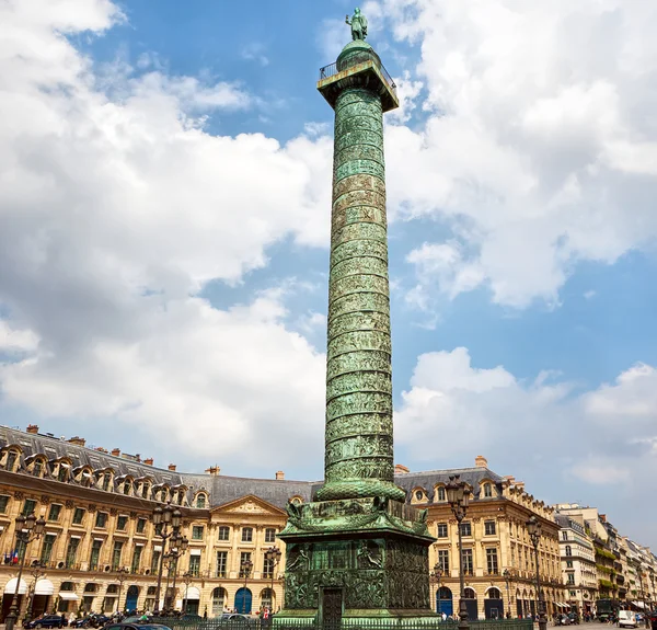 Coluna na Place Vendome, Paris — Fotografia de Stock