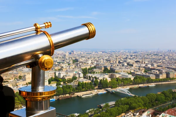 Paris, utsikt över Eiffeltornet — Stockfoto