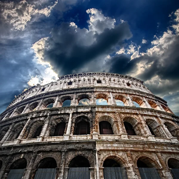 Koloseum, płonące arena — Zdjęcie stockowe