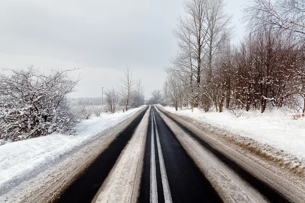 stock image Winter road