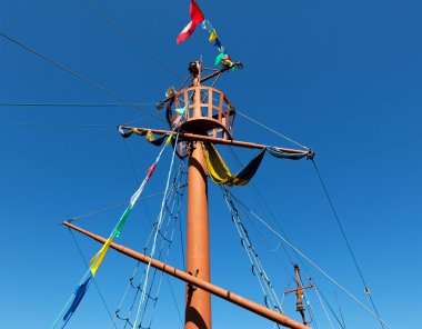 Ancient ship mast clipart