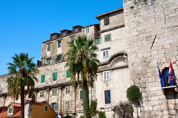 Architecture de la vieille ville de Split, Croatie — Photo