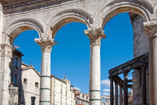 Římská architektura ve Splitu, Chorvatsko — Stock fotografie