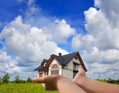 House in my hands clipart