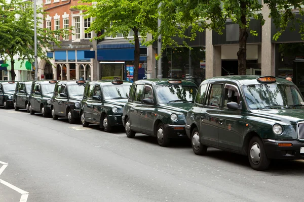 Taxi i Storbritannien — Stockfoto