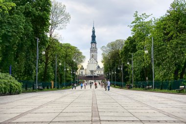 Sanctuary in Czestochowa, Poland clipart