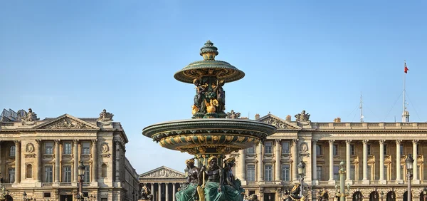 Fountain at Place de la concorde, Paris — Stock Photo, Image