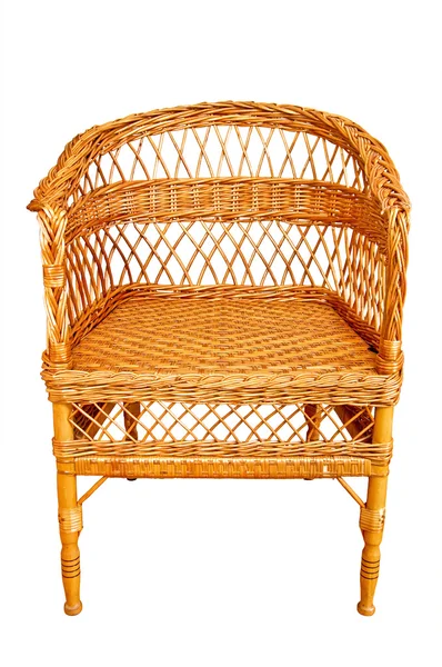 Плетене крісло — стокове фото