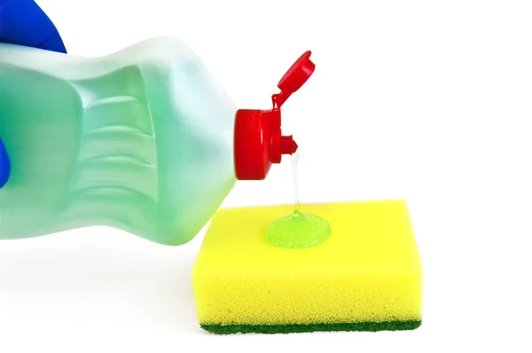 Gel Dishwashing sponge — Stock Photo, Image