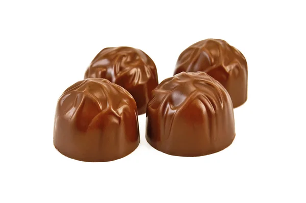 Cuatro chocolates — Foto de Stock