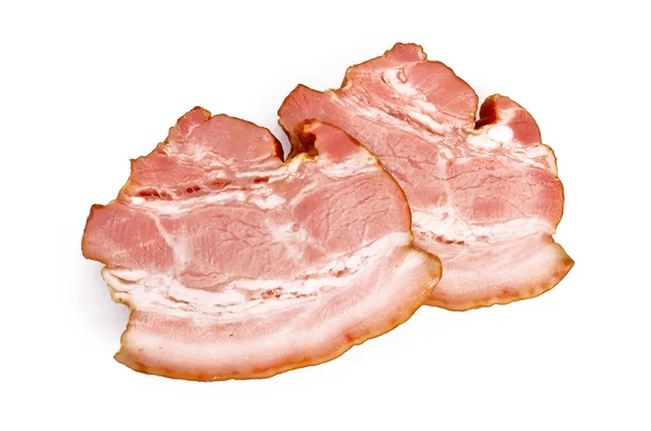 Two slices of bacon — Stock Photo, Image