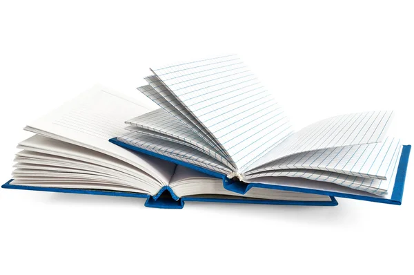 Notebooky v modré — Stock fotografie