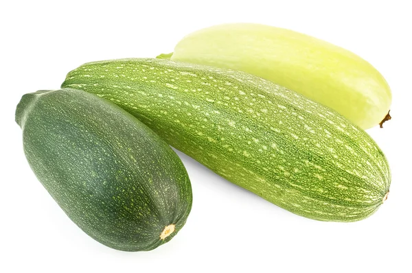 Tre olika zucchini — Stockfoto