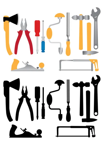 stock vector Hand tools