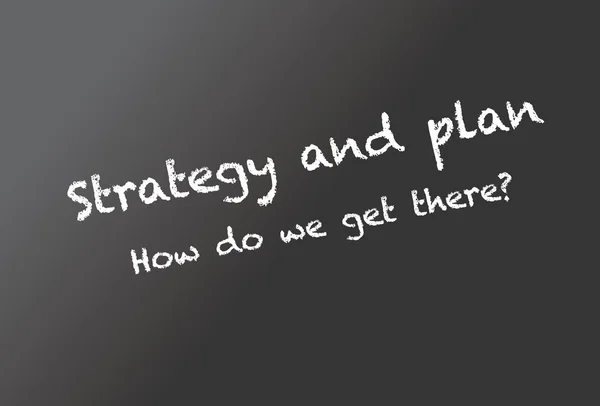 战略和计划 — 图库矢量图片